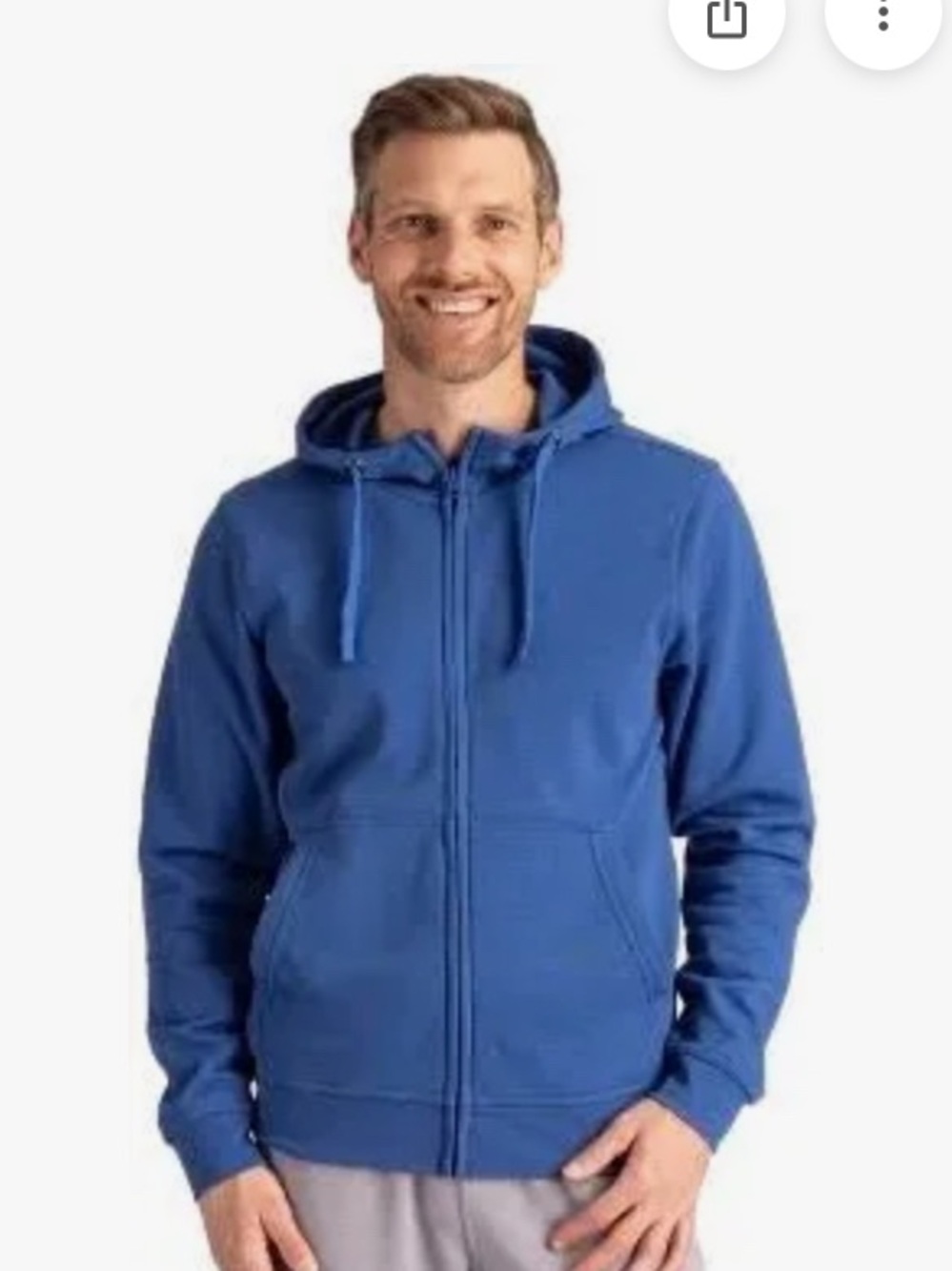 Clique  BOYS/ GIRLS Royal Blue Full-Zip Hoodie